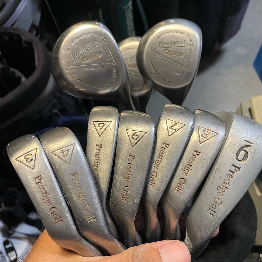 ladies Golf Set By Prestige Golf 10 Pc In RH
Steel shafts in ladies flex